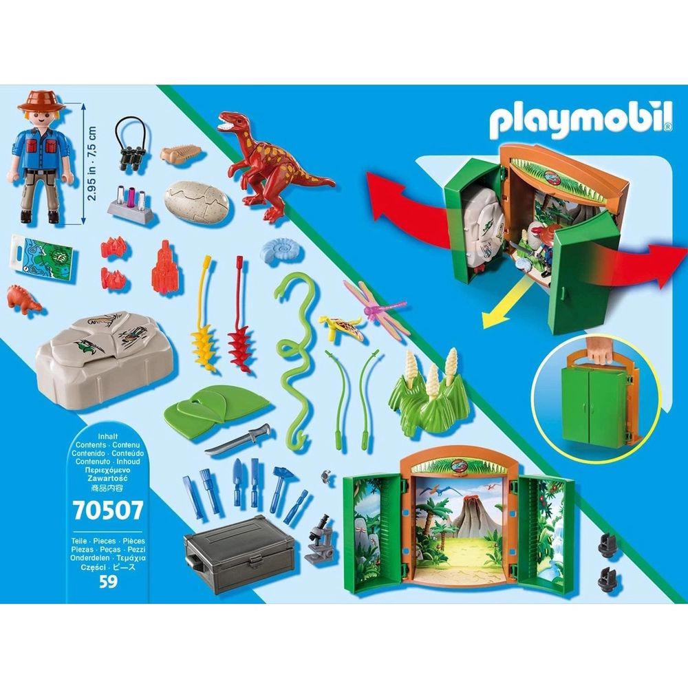 Playmobil Dinos Play Box Explorador de Dinossauros 70507 - Ri Happy