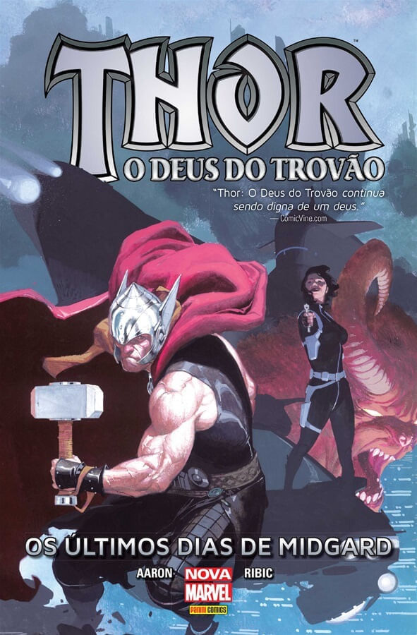 Pack Thor - A Deusa do Trovão - A Deusa Do Trovão (Vol.01), Trovão nas Veias (Vol.2), Senhores de Midgard (Vol.3) e A Guerra Shiar-Asgardiana (Vol.4)