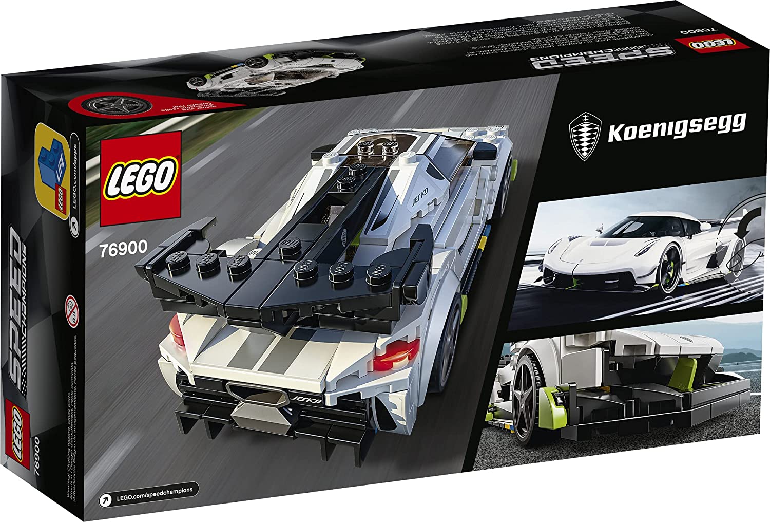 Lego Speed Champions Carro Koenigsegg Jesko 76900 - Ri Happy