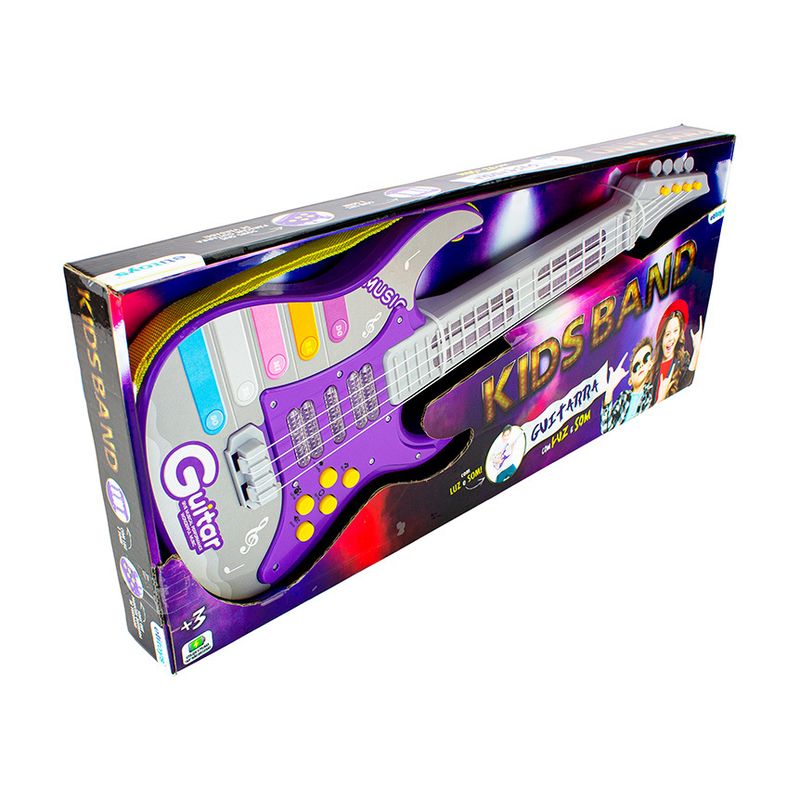 Guitarra Musical - Kids Band - Etilux - Roxo - Ri Happy Guitarra Musical - Kids Band - Etilux - Roxo - Ri Happy