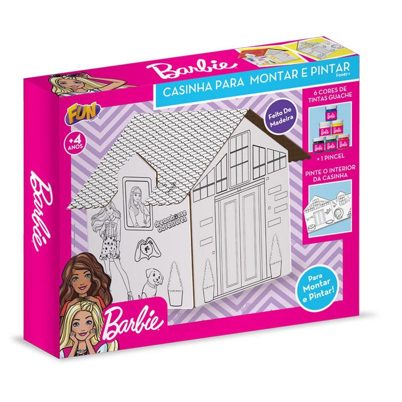 Conjunto-de-Atividades---Barbie---Casinha-Para-Pintar---Branco---Fun-1