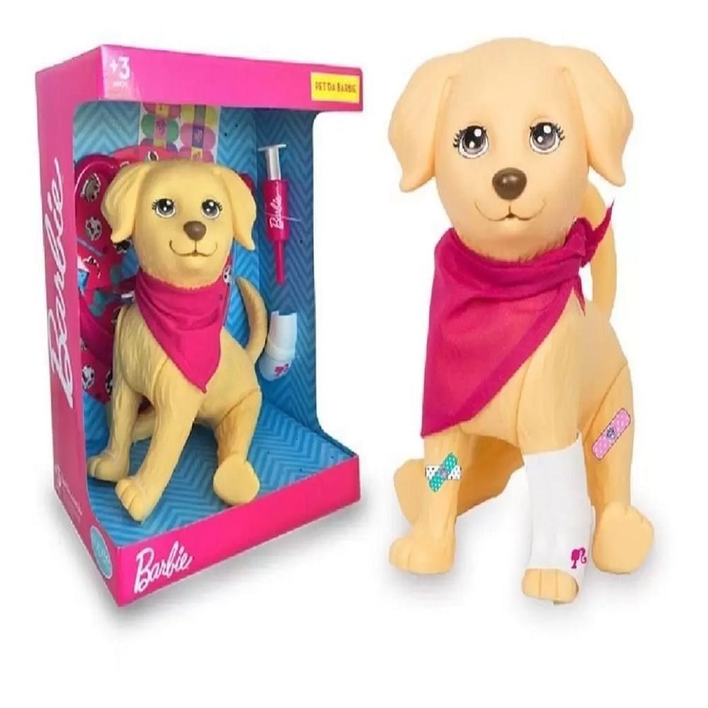 Pet Veterinário da Barbie - Cachorrinha Taff Pupee 1250 - Ri Happy