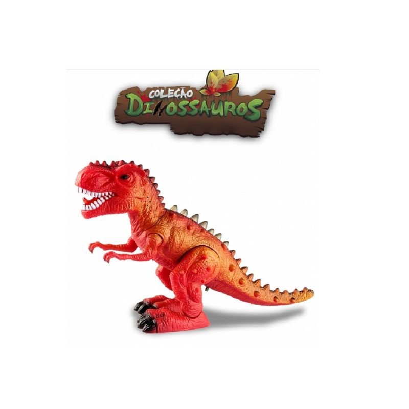 Dinossauro De Brinquedo Tiranossauro Rex Colorido Lançamento