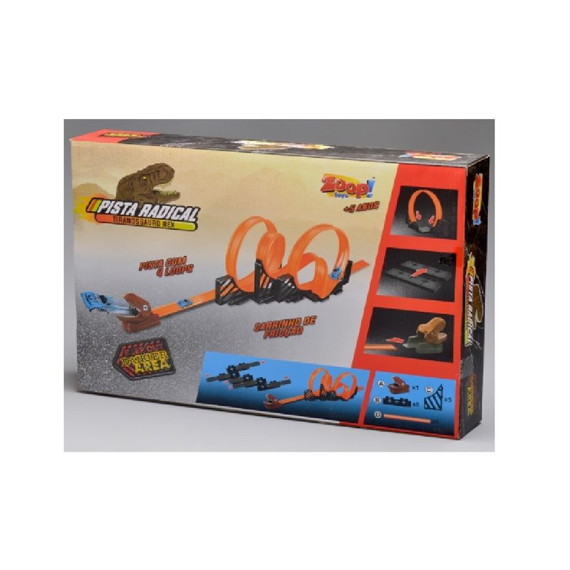 Pista Radical Tiranossauro Rex ZP00569 - Zoop Toys - Ri Happy