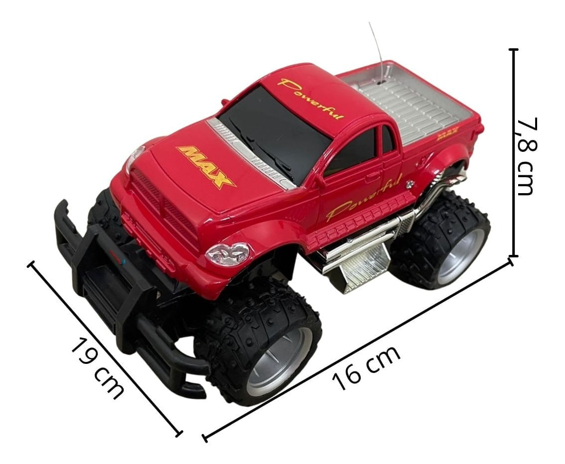 CARRINHO CONTROLE REMOTO CAMINHONETE PICK UP 1:24 BW154 - Ri Happy