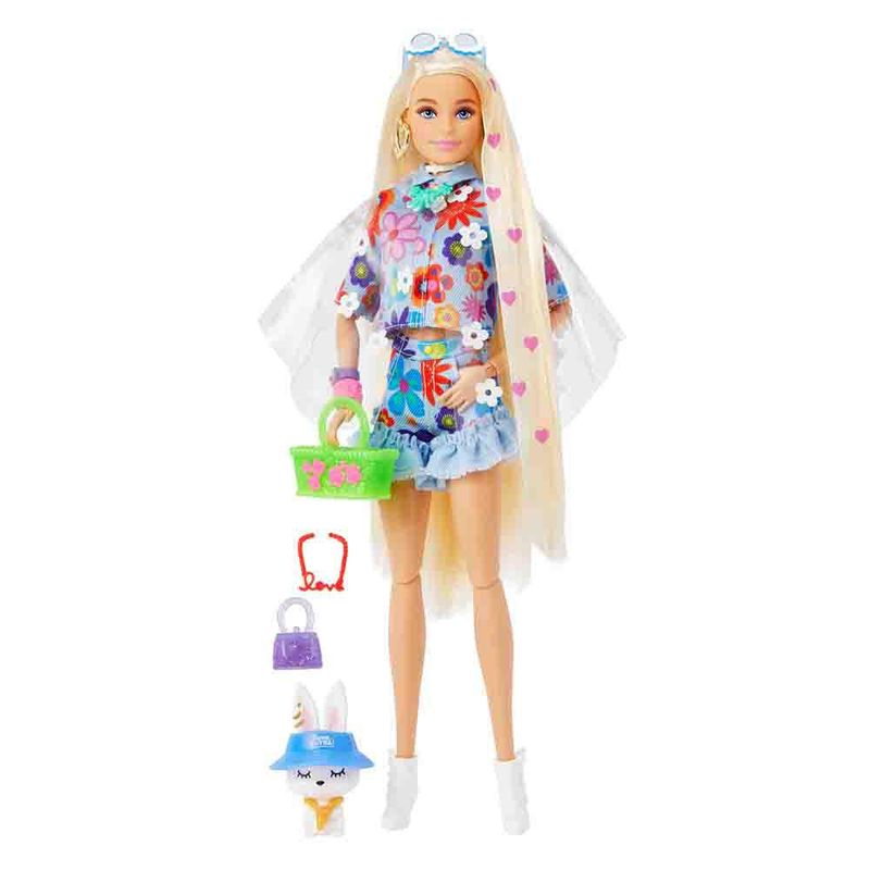 BARBIE EXTRA PODER DA FLOR - HDJ45 - MATTEL - Ri Happy