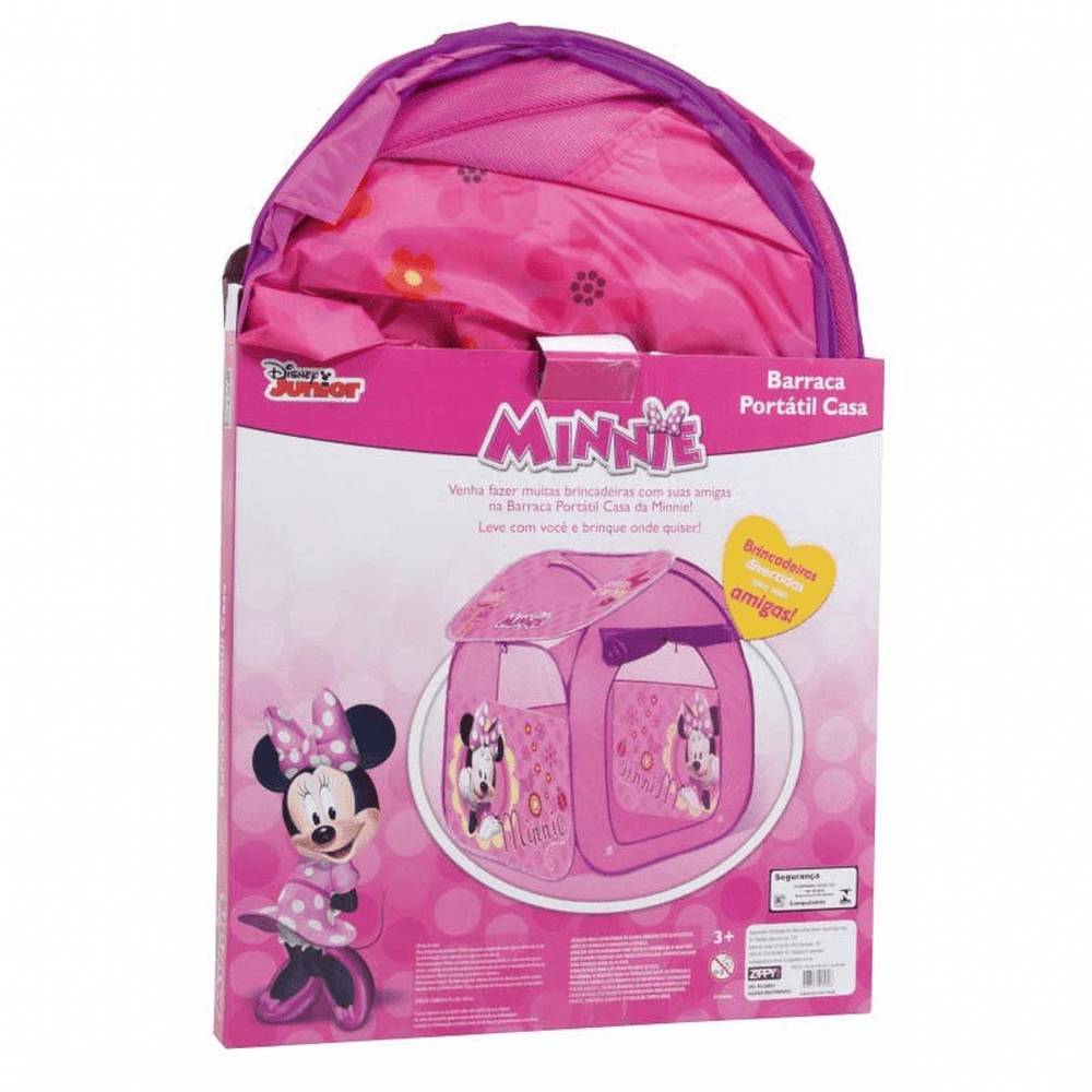 Barraca Casa Portátil Infantil Menina Princesa Disney Zippy Toys Rosa