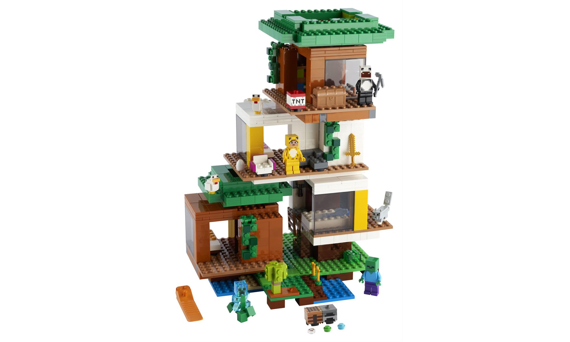 LEGO MINECRAFT A CASA DA ARVORE MODERNA 21174 - Star Brink Brinquedos