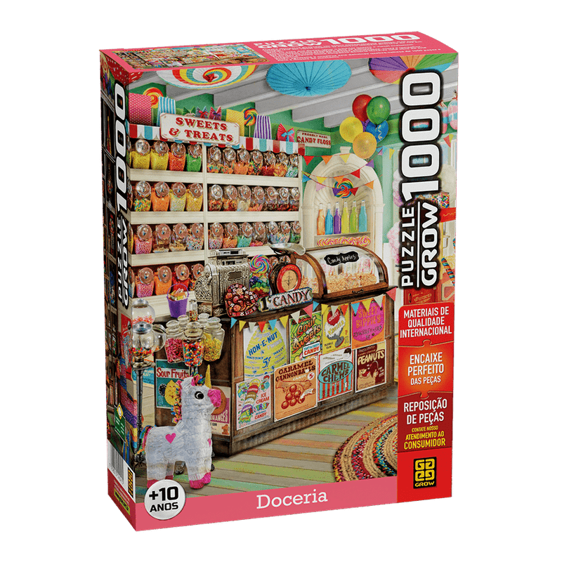 Quebra Cabeça Puzzle 1000 Peças - Doceria - Grow 04041 - Ri Happy