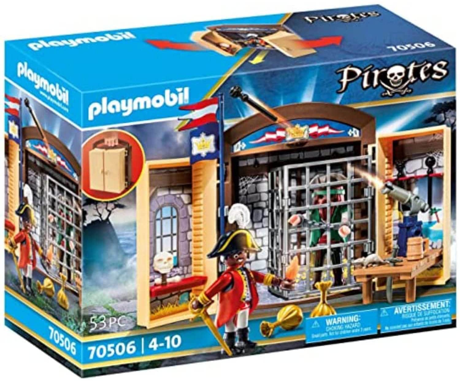 Playmobil Titan 　貨物船セット長さ約61㌢　ドイツ Playmobil Pirates: Large Pirate Ship : Amazon.com.br: Brinquedos e