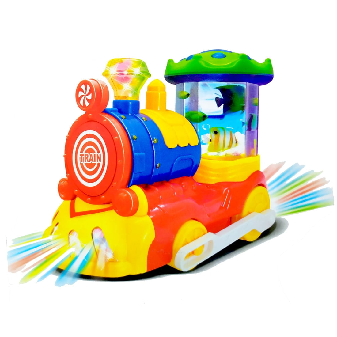 Trem de Brinquedo funciona a Pilha, anda nos trilhos - Artigos infantis -  Jaçanã, São Paulo 1254471398