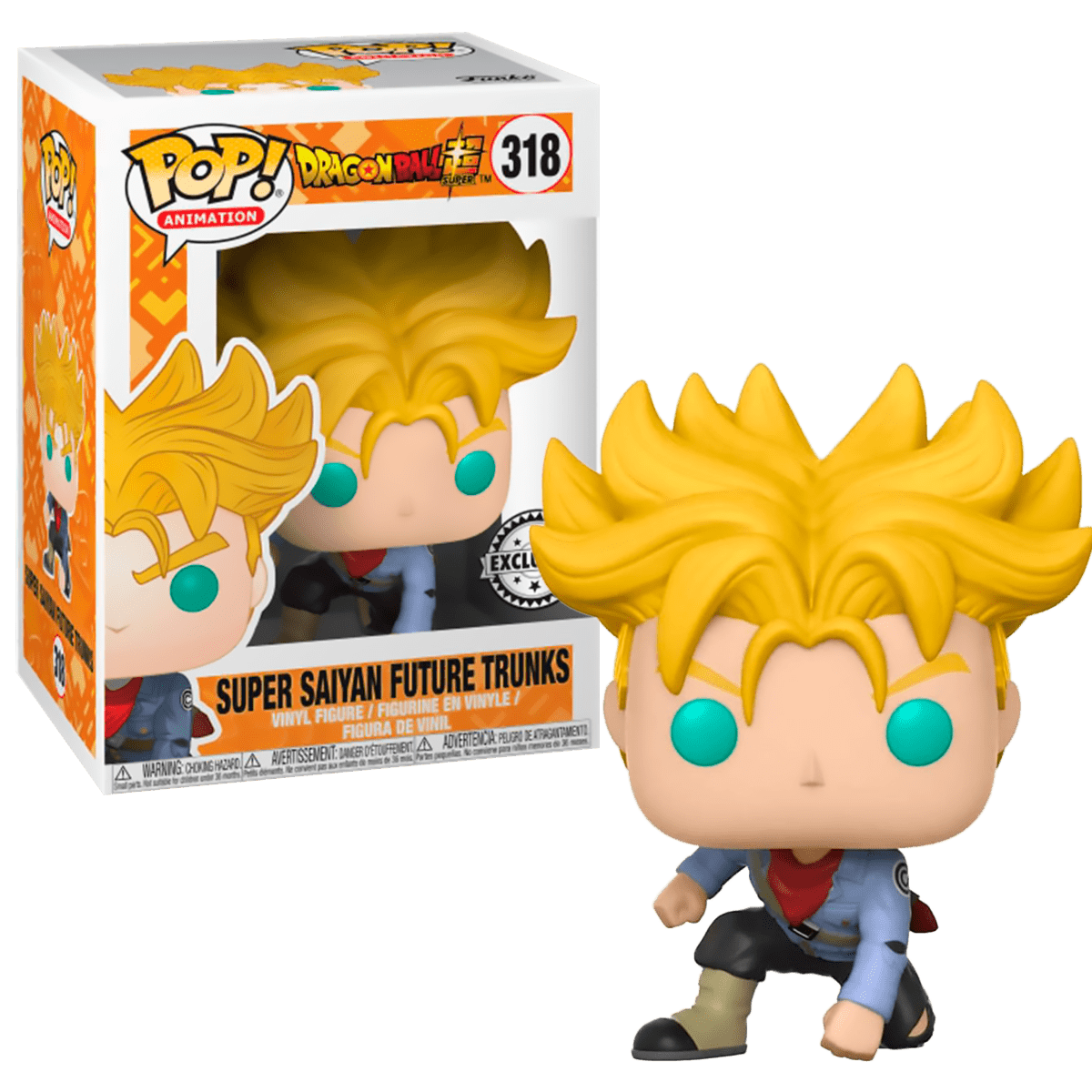 Boneco Miniatura Action Figure Dragon Ball Z Future Trunks SSJ