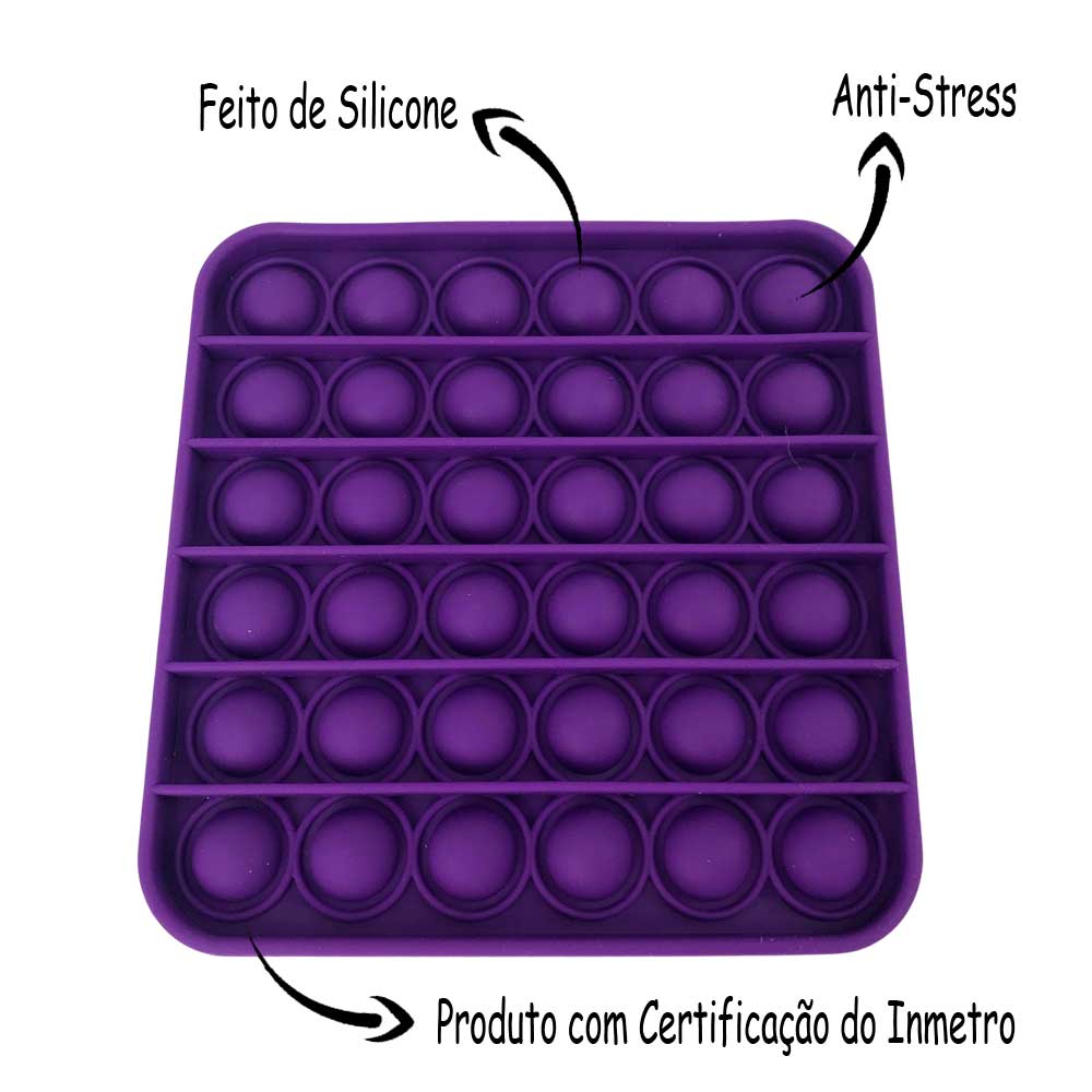 Pop Fun Fidget Toys Brinquedo Anti Stress Sensorial Colorido - Ri