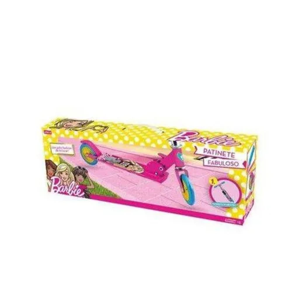 Patinete Fabuloso Barbie 2 Rodas - Fun - Ri Happy