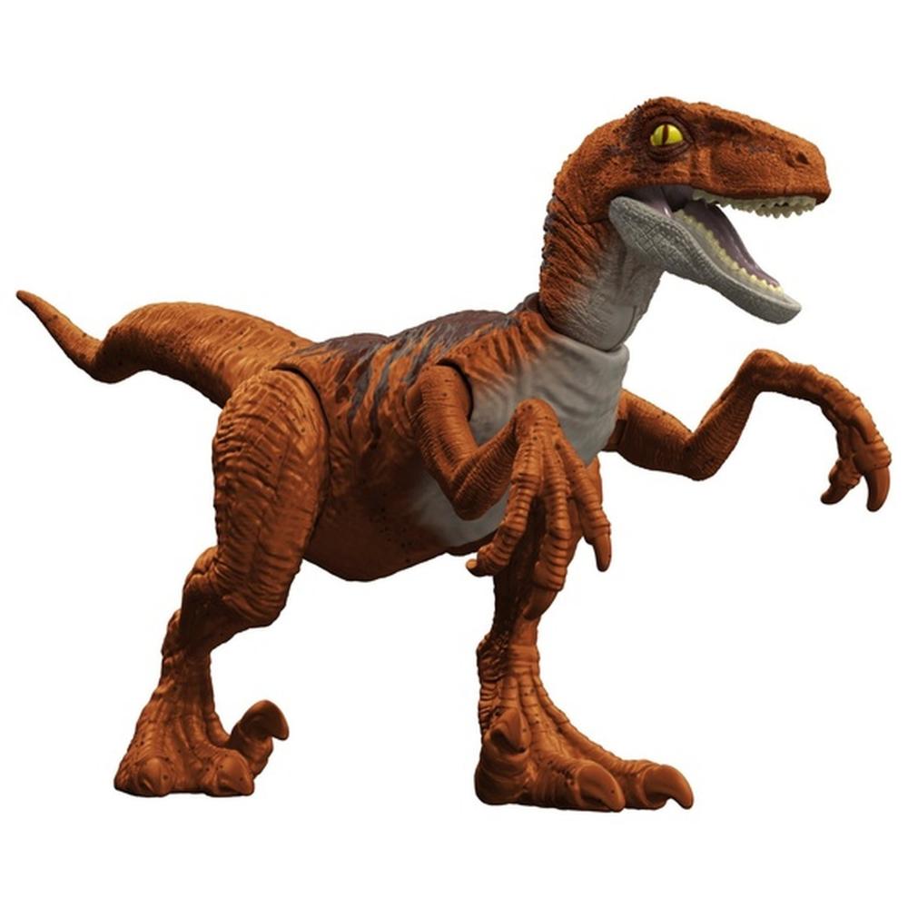 Dinossauro Velociraptor Boneco Jurássico + Jogo Double Dino em