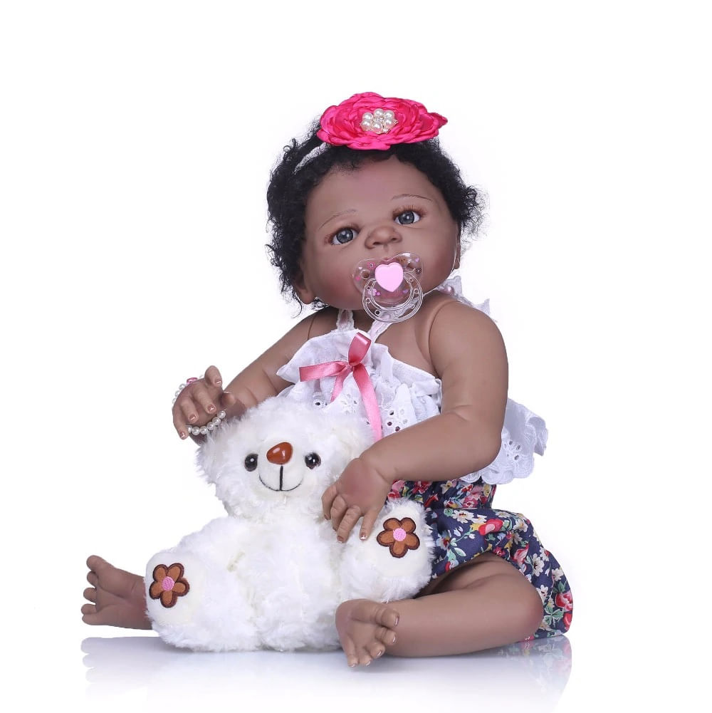 Bebê Reborn Menina Realista 100% Silicone 57cm - Unicórnio - Ri Happy