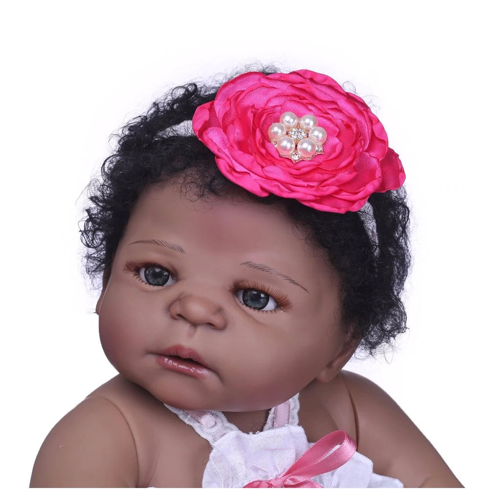 Bebê Reborn Menina Realista 100% Silicone 57cm - Unicórnio - Ri Happy