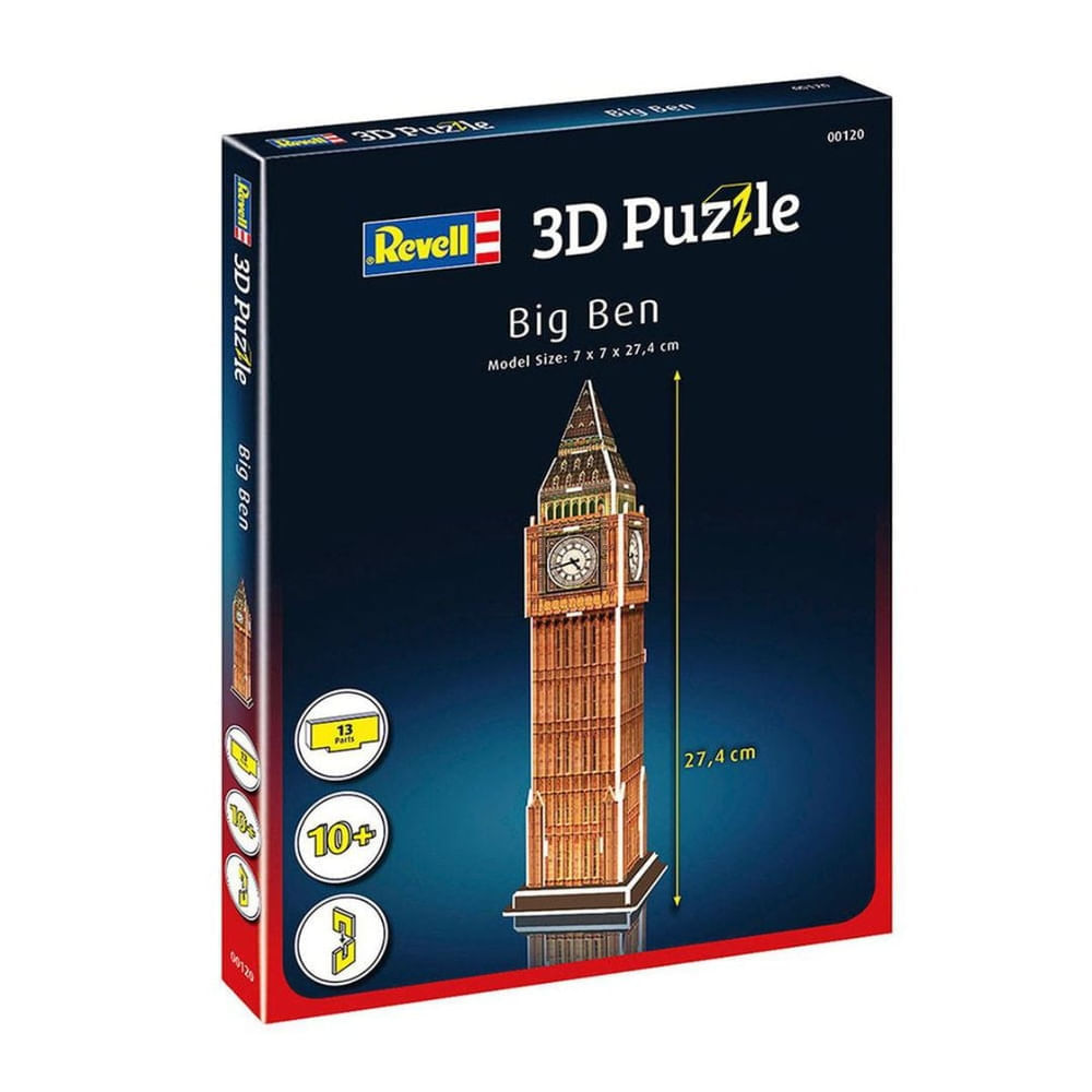 Quebra Cabeça 3D Big Ben 274mm - Ri Happy