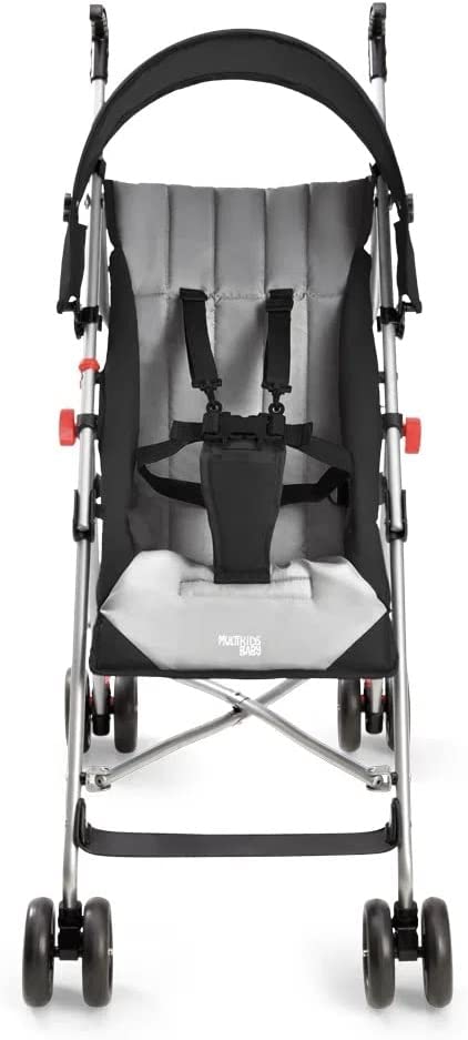 Carrinho Guarda Chuva Venice 6M-15kgs Preto e Cinza - Multikids