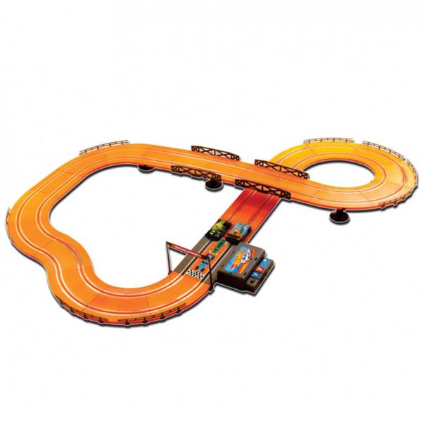 Pista Autorama Hot Wheels Track Set 380cm Pro Multikids Ri Happy