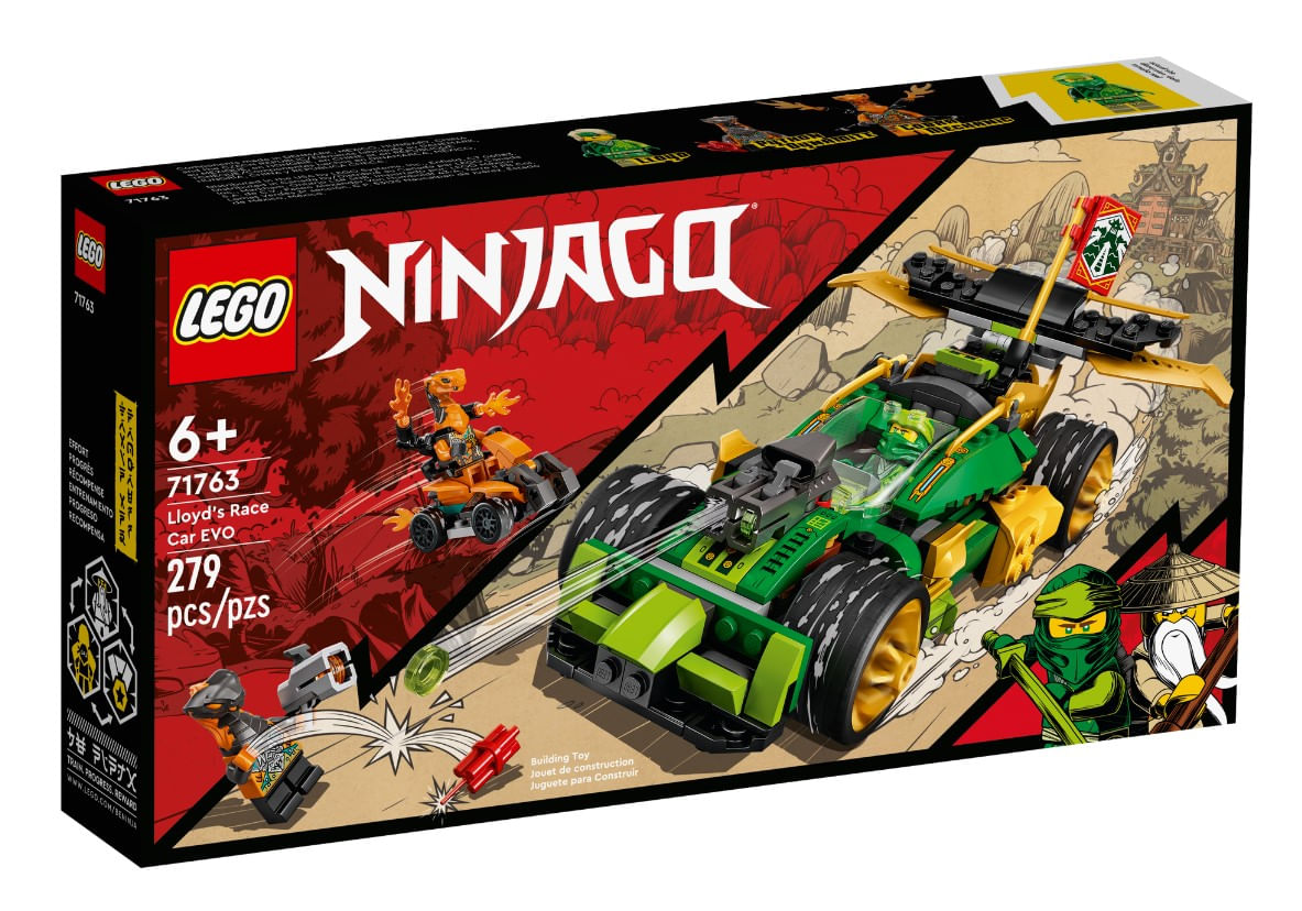 Carro de Corrida EVO do Lloyd - Lego 71763 - PBKIDS Brinquedos