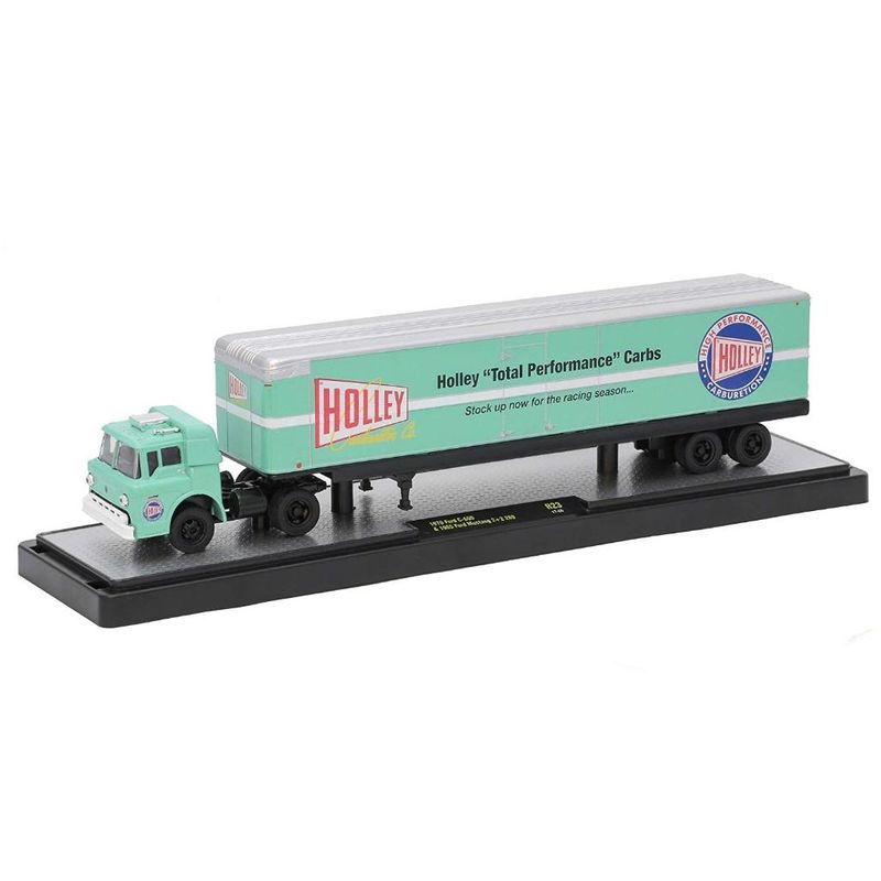 Conjunto-De-Carrinhos-Miniatura---Caminhao-Cegonha-Holley---California-Toys---Verde-2