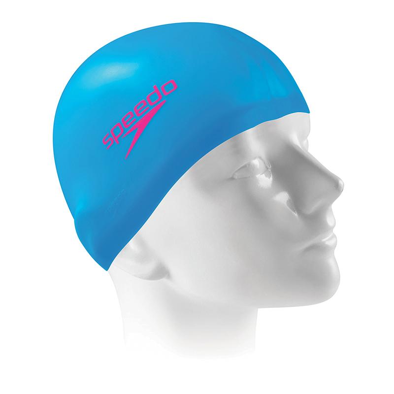 Touca-de-Natacao---Speedo---Silicone-Lisa---Ladies-Cap---Azul-Neon---Multisport-0