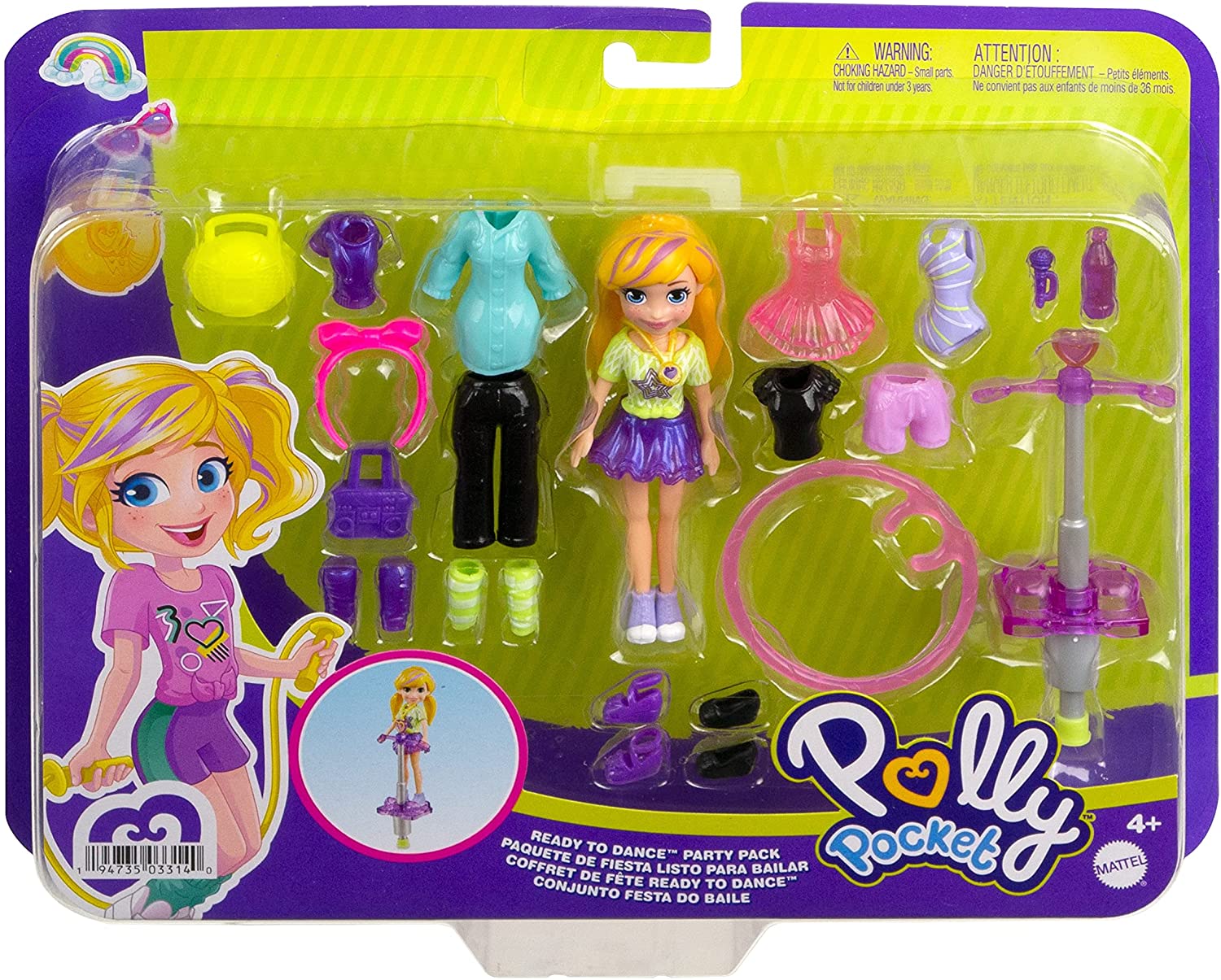 Festa de Aniversário Polly Pocket - Mattel GGJ53 : :  Brinquedos e Jogos