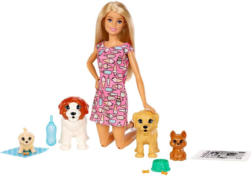 Boneca Barbie Treinadora de Cachorrinhos Loira FXH08 - Mattel FXH07 - Ri  Happy