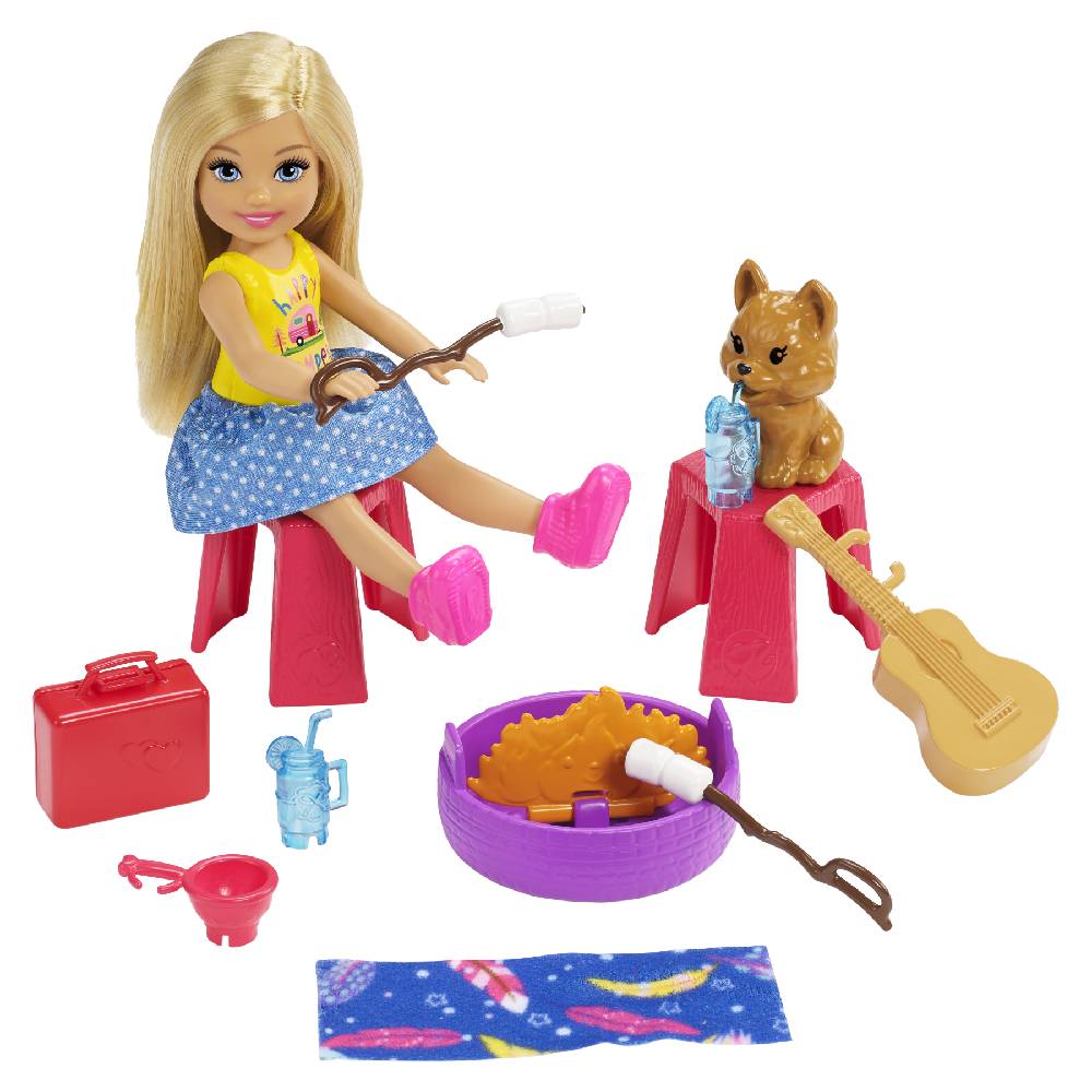 Combo de 4 Bonecas Chelsea Praia - Mattel - Ri Happy