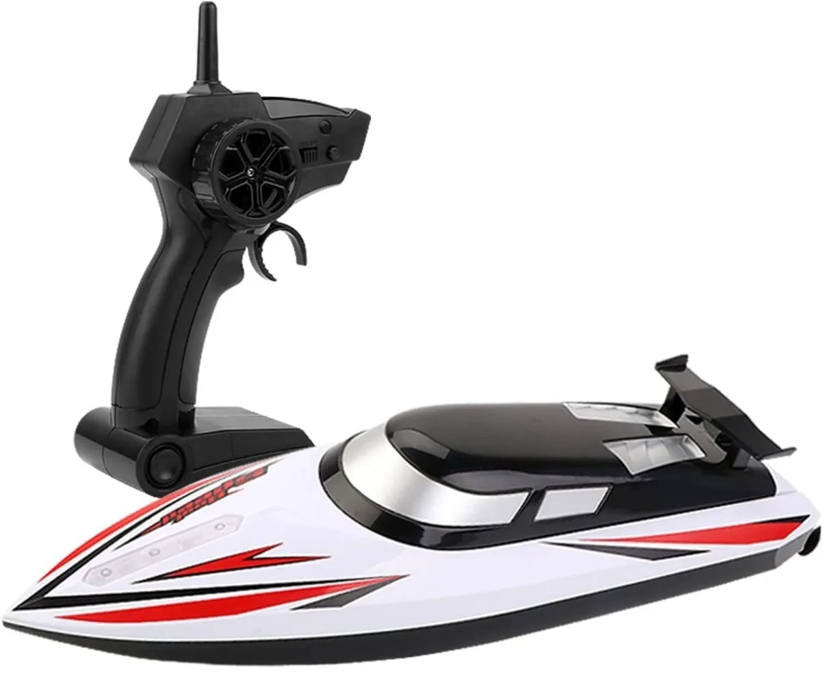 Barco Lancha De Controle Remoto Recarregável - Ri Happy