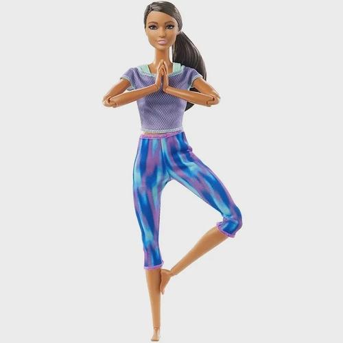 Boneca Barbie Negra Articulada Feita Mexer Roupa Yoga - Ri Happy