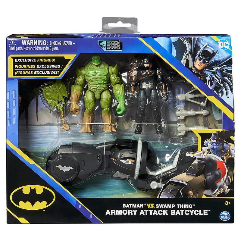 Conjunto-de-Figuras-e-Acessorios---DC-Comics---Batman-vs-Swamp-Thing---Batciclo---Sunny-1