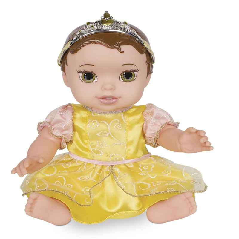 Boneca-de-Vinil---30-Cm---Disney---Princesas---Baby-Bela-Luxo---Mimo---Vestidos-sortidos-0