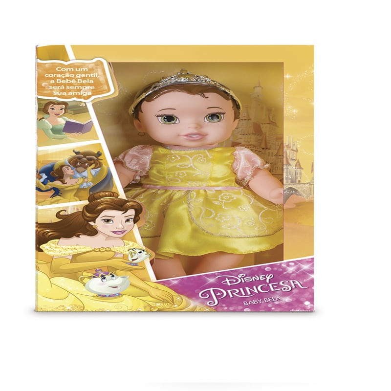 Boneca-de-Vinil---30-Cm---Disney---Princesas---Baby-Bela-Luxo---Mimo---Vestidos-sortidos-1