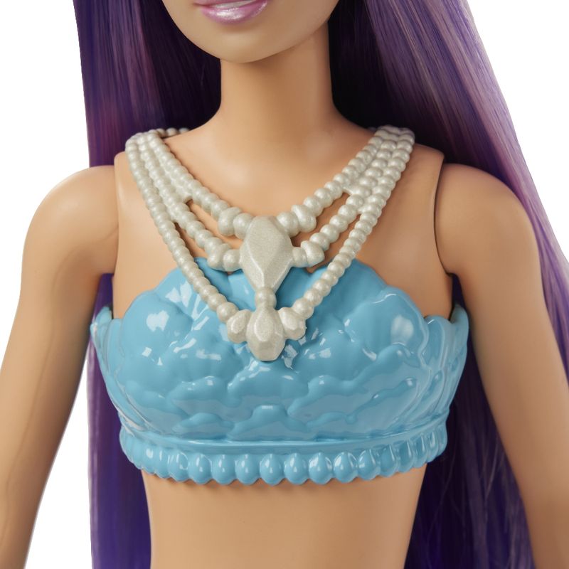 Boneca Barbie Sereia Articulada Roxo E Laranja Gjk11 em Promoção