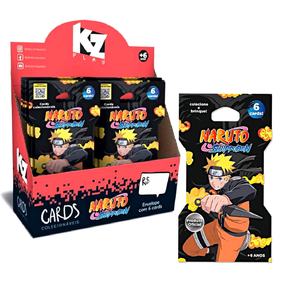 Jogo de Cartas - Ta Na Cara - Naruto Shippuden - 2 Jogadores - Elka - Ri  Happy