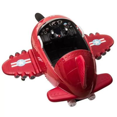 Carrinho elétrico infantil Patrulha Canina Avião motorizado 12v