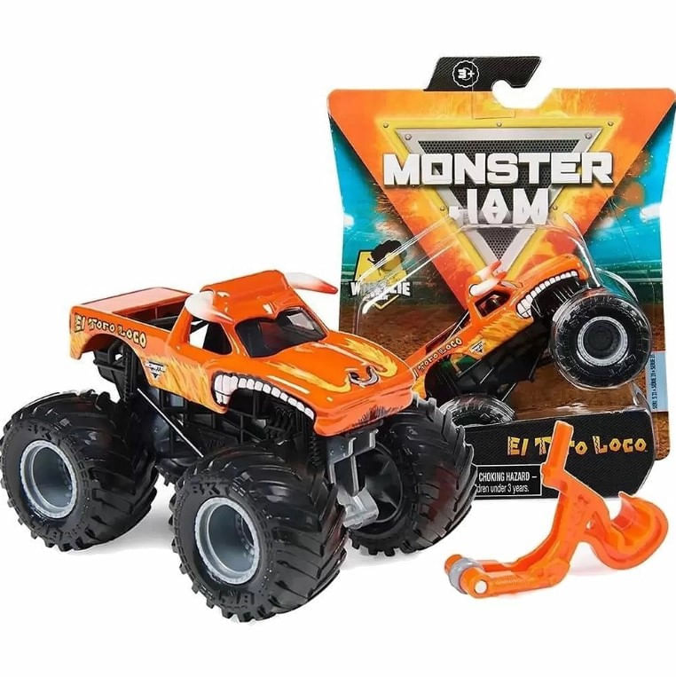 Carrinho Monster Jam 1:64 El Toro Loco - Sunny - Ri Happy