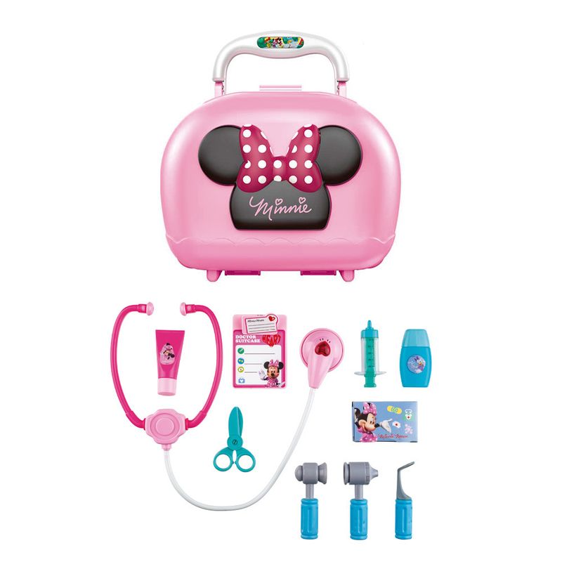 Maleta-Medica-Luxo-E-Acessorios---Minnie---Rosa---Multikids-0