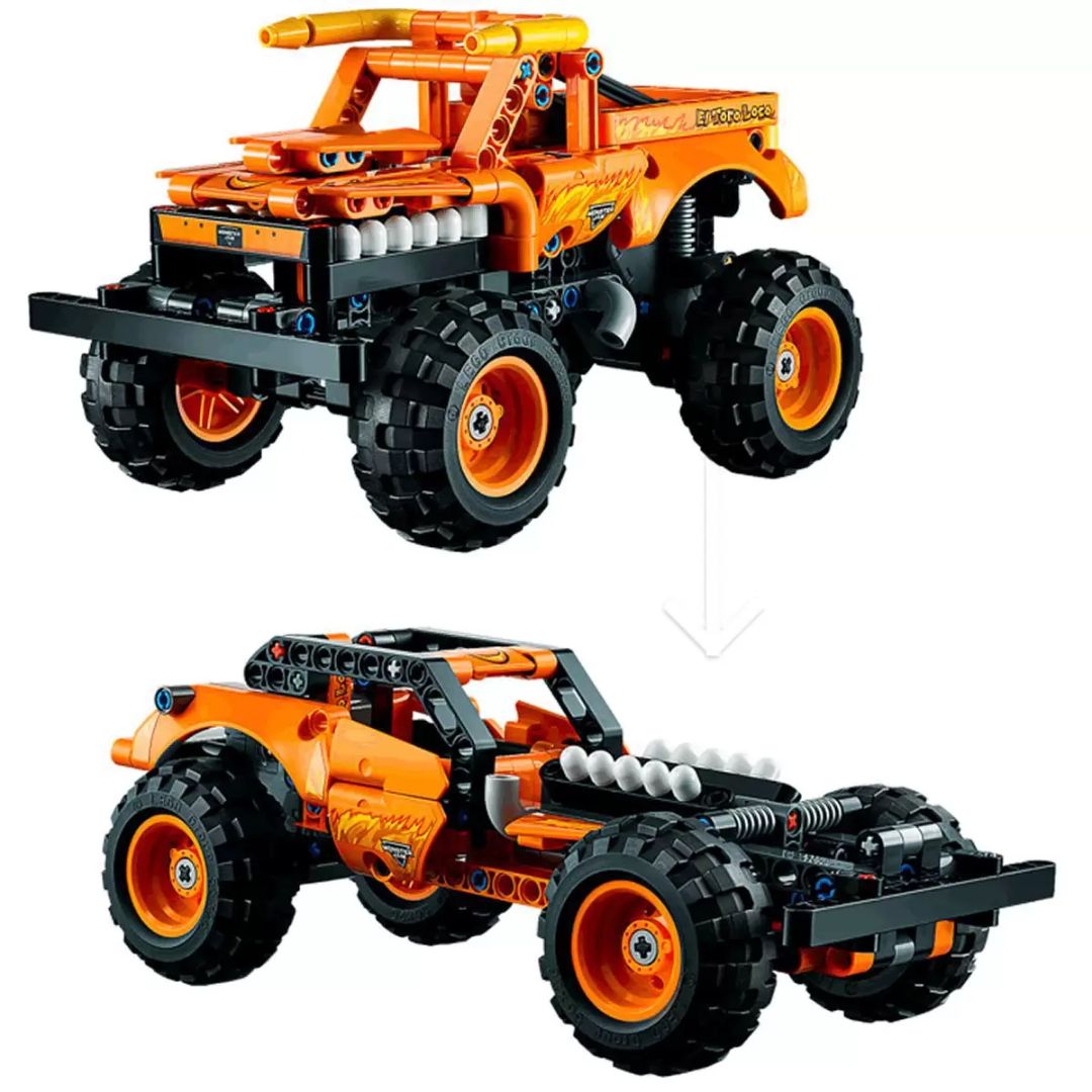 LEGO Technic - Monster Jam El Toro Loco - 247 peças - 42135 - Ri Happy