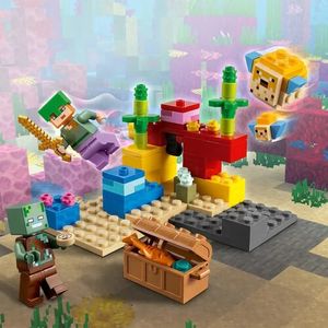 LEGO MINECRAFT O RECIFE DE CORAL 21164 - Star Brink Brinquedos