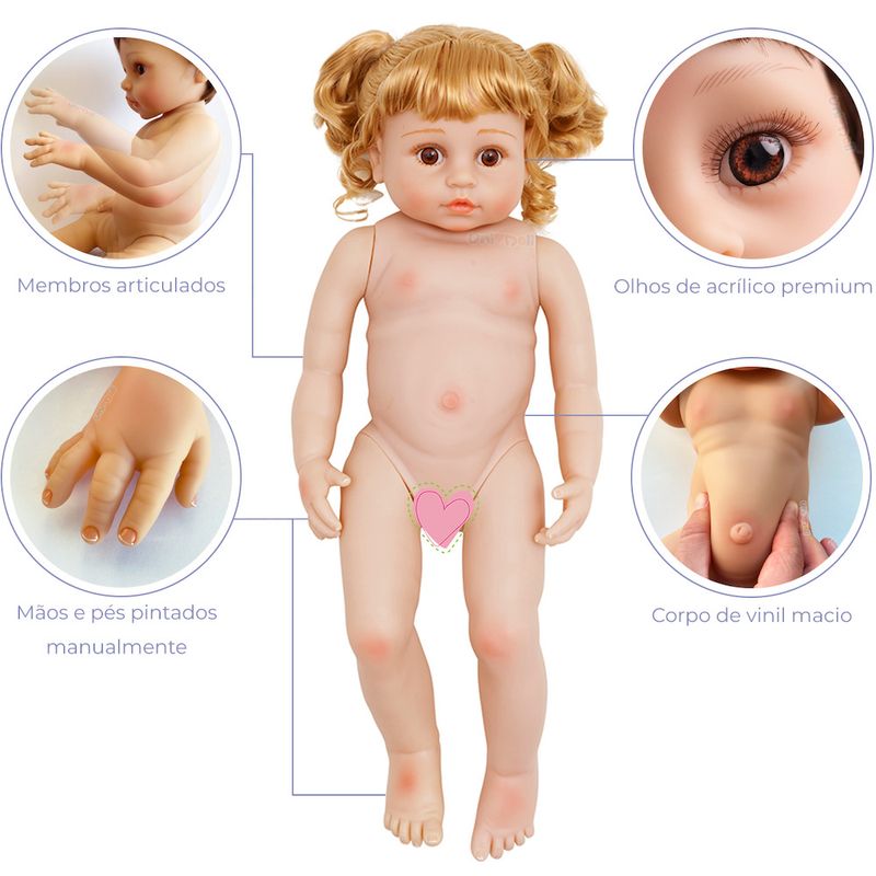Boneca-Bebe-Reborn---Alice-e-Elefantinho---55-cm---Azul---Unidoll-2