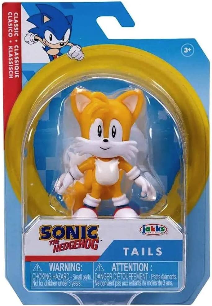 Sonic - Boneco Articulado 6cm - Tails - Candide - Ri Happy