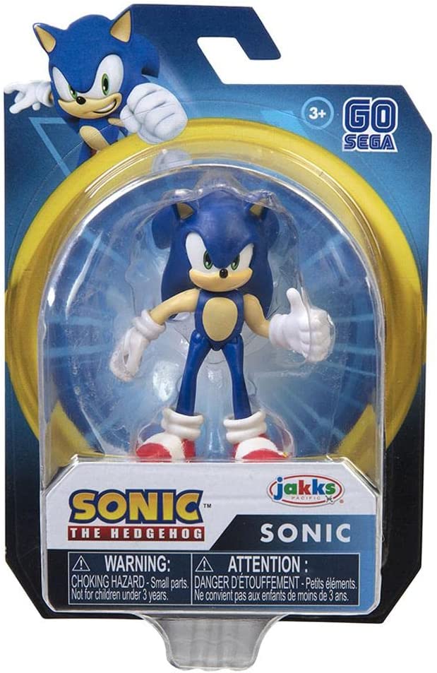 Sonic - Boneco Articulado 6cm - Sonic - Candide - Ri Happy