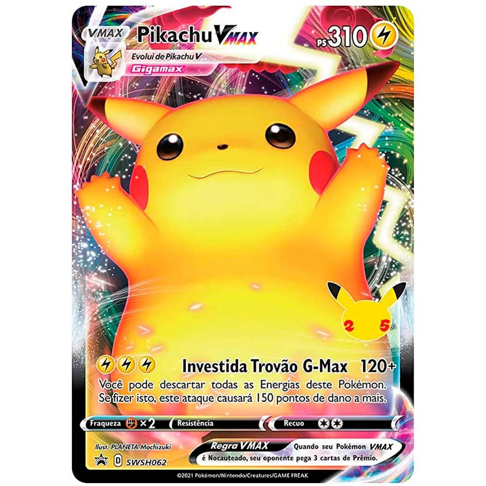 Cards Pokémon - Box Pikachu Vmax - EE 12.5 - Copag - Ri Happy