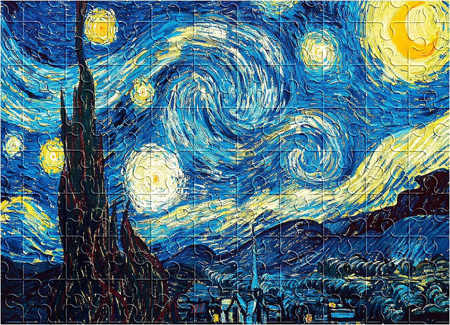 Quebra Cabeça com 500 Peças A Noite Estrelada, BBR Toys (413879