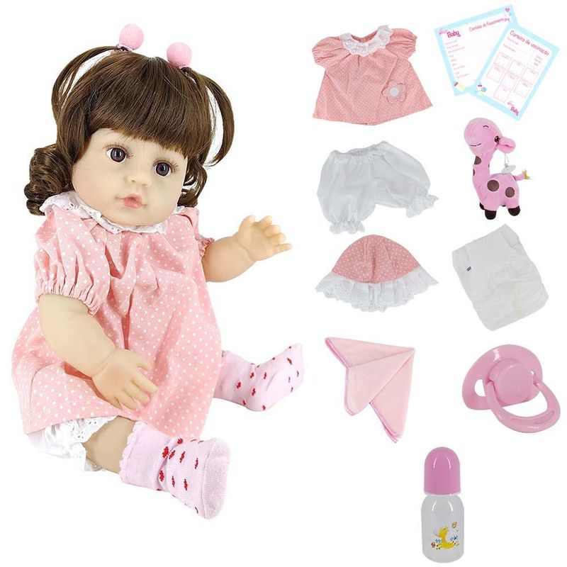 Boneca Bebê Reborn - Laura Doll - Anabel - Shiny Toys - PBKIDS Mobile