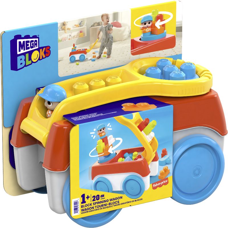 Blocos-de-Montar---Fisher-Price---Mega-Bloks---Vagao-Giratorio---20-Pecas-0