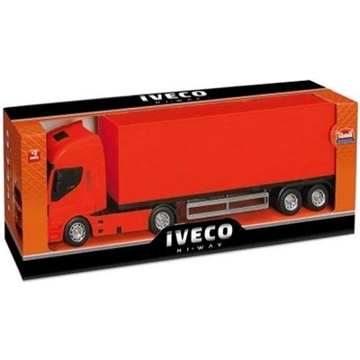 Caminhão Brinquedo Iveco Baú Miniatura Hi Way Usual Infantil